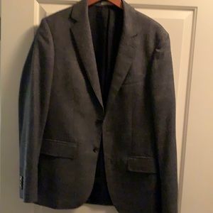 Club Monaco charcoal tweed blazer